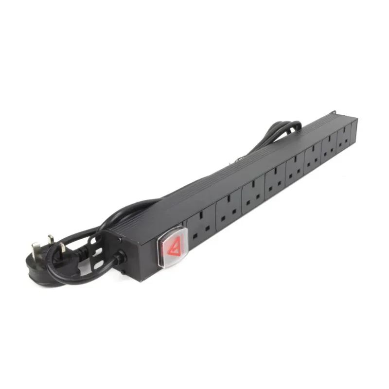 Power Distribution Unit (PDU) UK Sockets 8 Way with UK Plug
