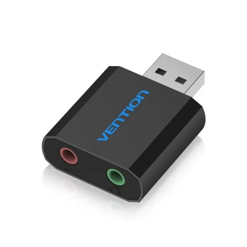 Vention External Sound Card Usb To 3.5mm Earphone
