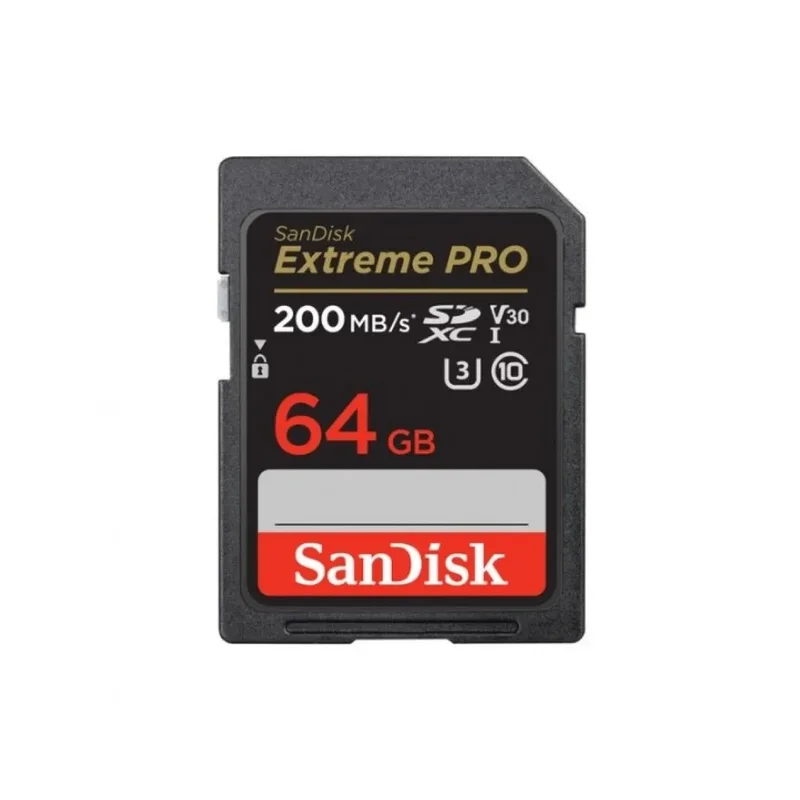 SanDisk Extreme PRO 64GB SDXC UHS-I Card 200 MB/s