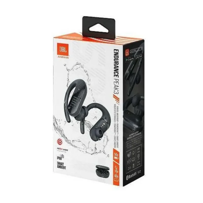 JBL Endurance PEAK 3,True Wireless Noise Cancelling Bluetooth Earbuds