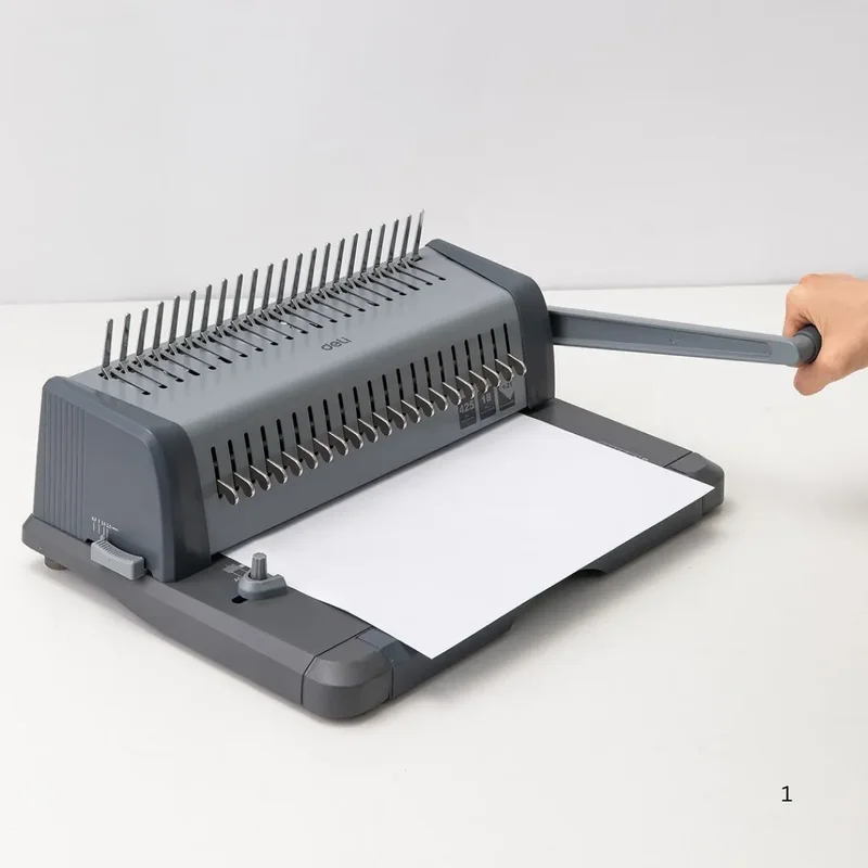 Deli 3872 Comb Binding Machine Steel