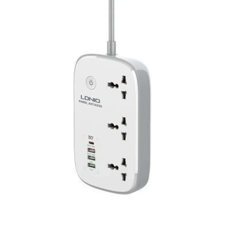LDNIO WIFI Smart Universal Power Strip 3 Outlets+1 PD Power Socket Switches Extension (SCW3451)