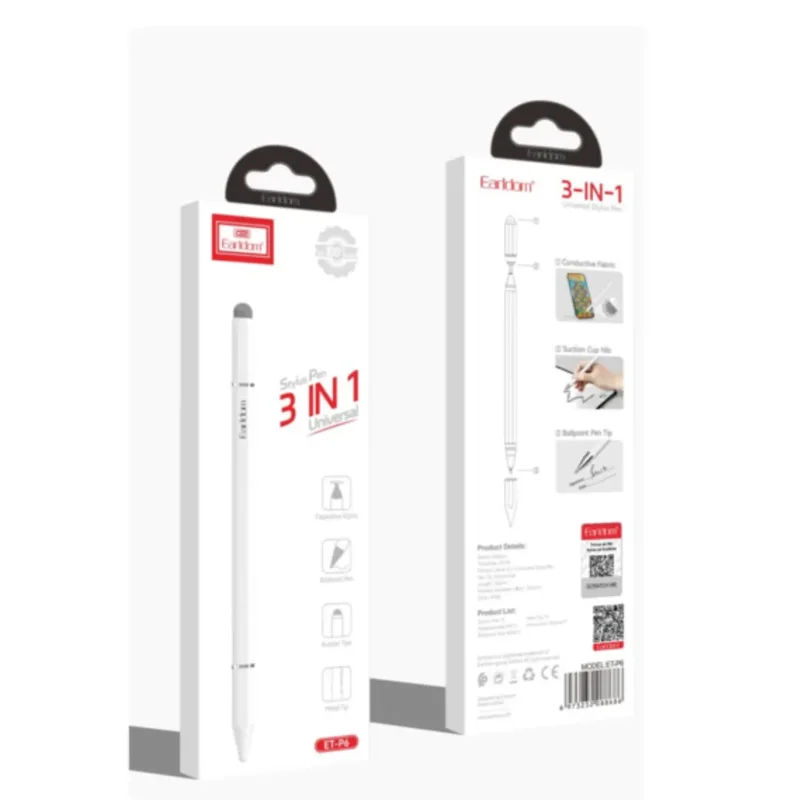 Earldom 3 in 1  Universal Stylus Pen ET-P6