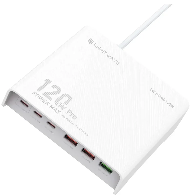 Light Wave LW-DCHG-120W Universal Desktop Charger 120W