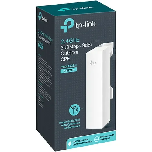 TP-Link 2.4GHz 300Mbps 9dBi Outdoor CPE – TL-CPE210