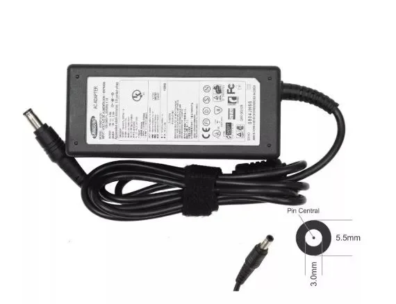 Samsung AC Adapter Charger 19V 3.16A 60W 5.5*3.0mm Pin