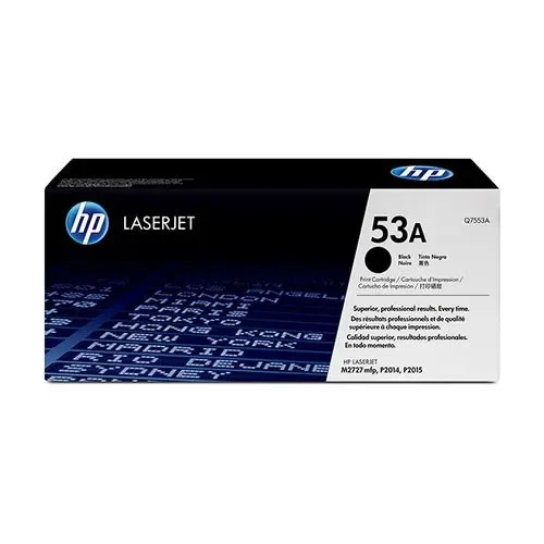 HP 53A Black Original LaserJet Toner Cartridge (Q7553A)