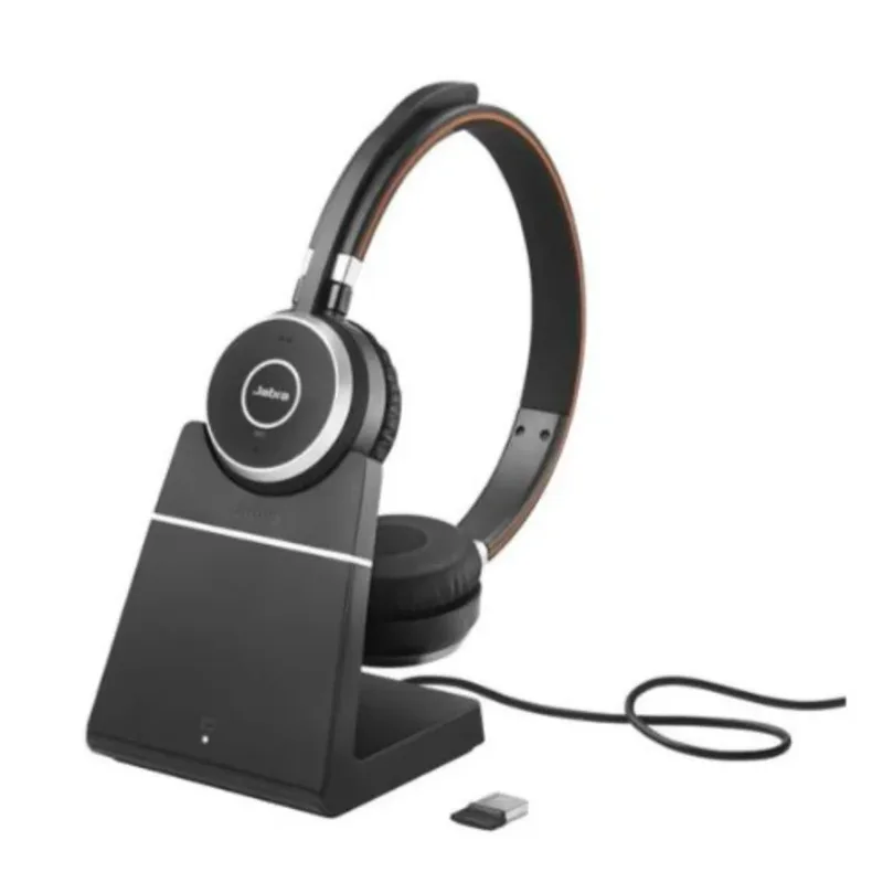 Jabra Evolve 65 MS Stereo Wireless Headset With Charging Stand