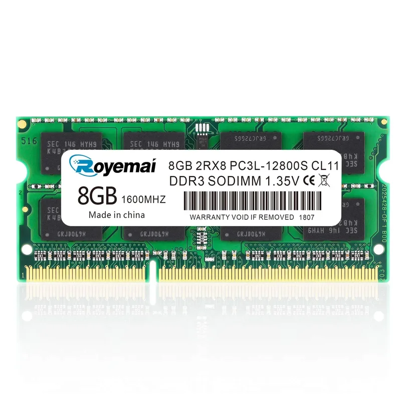 Laptop RAM 8GB PC3L 12800MHz