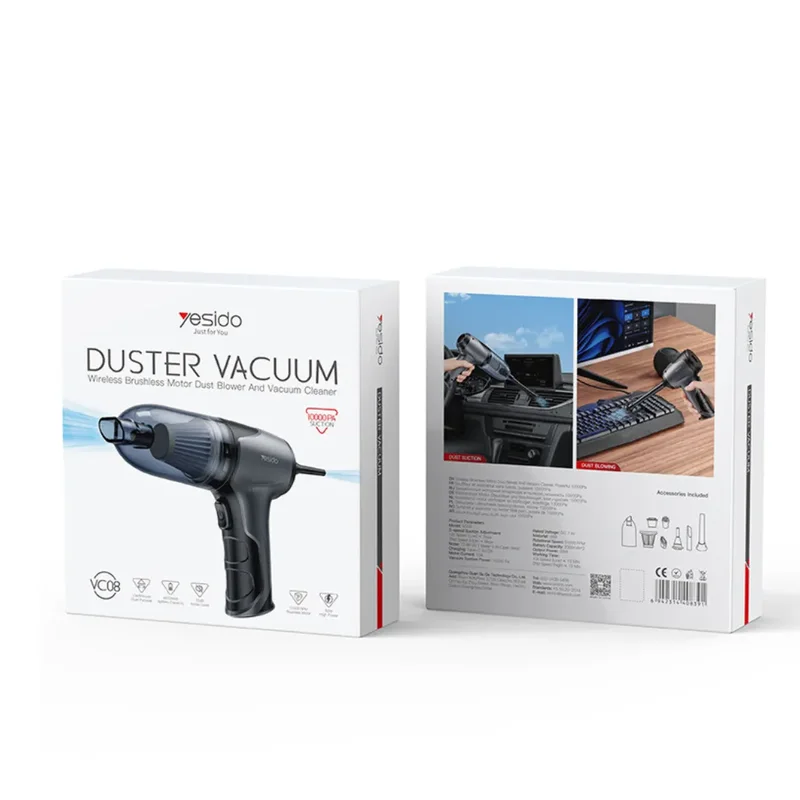 YESIDO VC08 Rechargeable Handheld Vacuum Cleaner