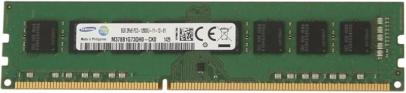 8GB, 240-pin DIMM, DDR3 PC3-12800, Desktop Ram