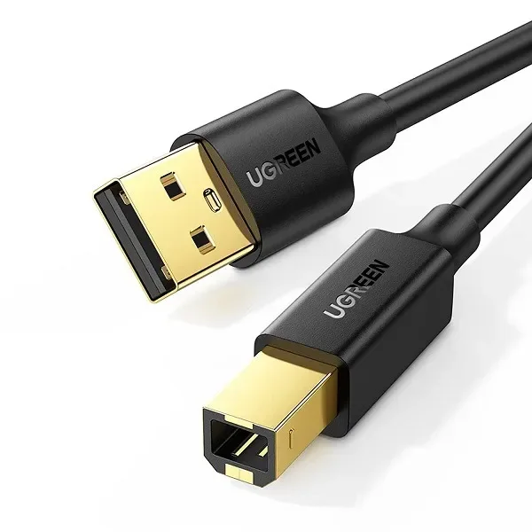UGREEN USB 2.0 AM to BM Print Cable 2m (Black) – US135