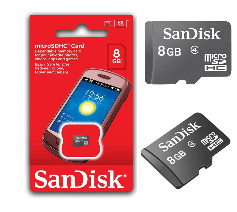 Sandisk 8GB micro SDHC Memory Card