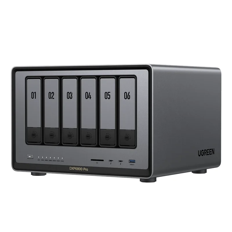 UGREEN CM752 NASync DXP6800 Pro 6-Bay Desktop NAS (Diskless)