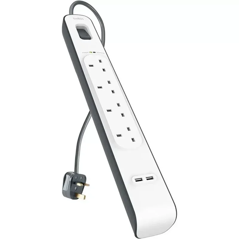 Belkin 2.4 Amp USB Charger 4-outlet Surge Protection Strip