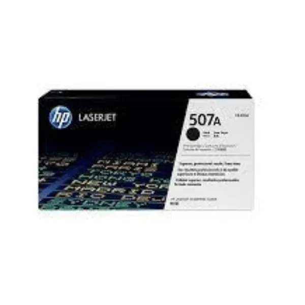 HP 507A Black Original LaserJet Toner Cartridge, CE400A