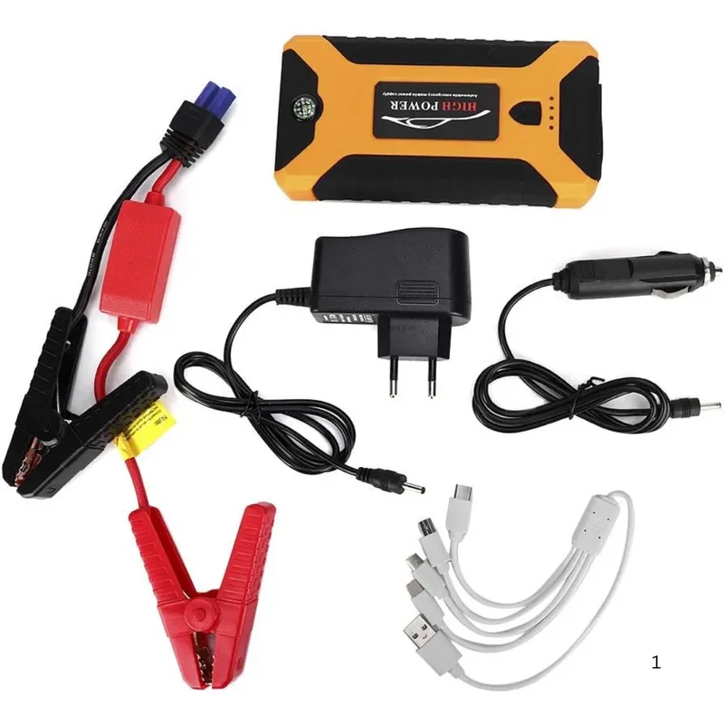 Portable Car Jump Starter Kit