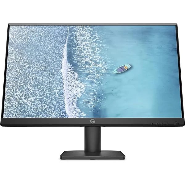 HP V24v G5 23.8″ FHD Monitor, Black Color, Connectivity : VGA, HDMI 1.4 – 65P62AS