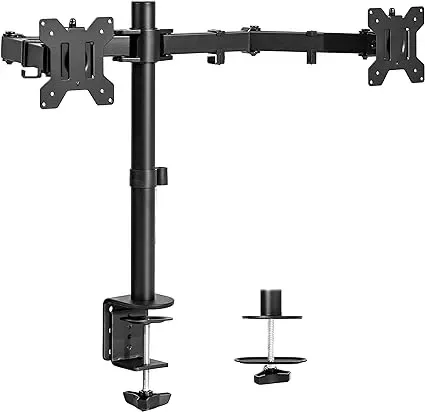 Dual Arm Monitor Mount Clamp