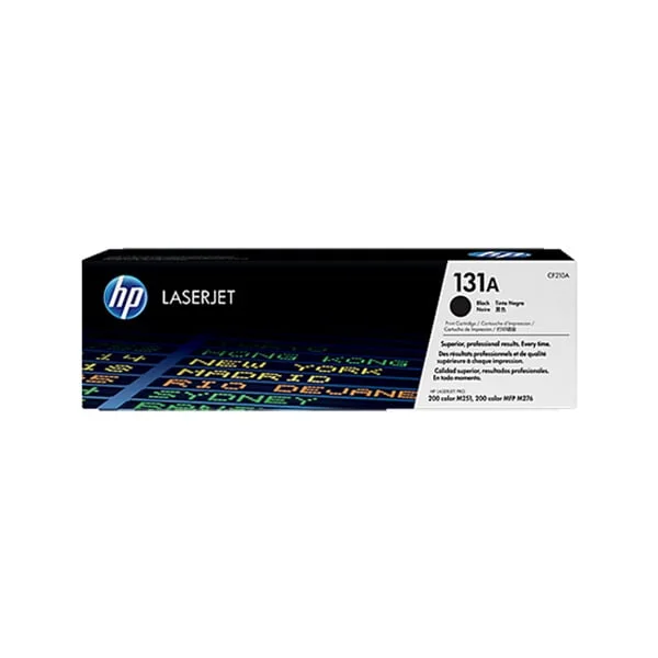 HP 131A Black Original LaserJet Toner Cartridge – (CF210A)