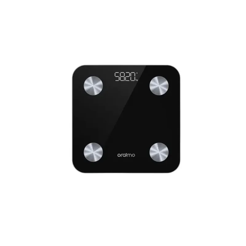 Oraimo SmartScale 18 Key Fitness Metrics Body Fat Weight Scale OPC SC20 – Black