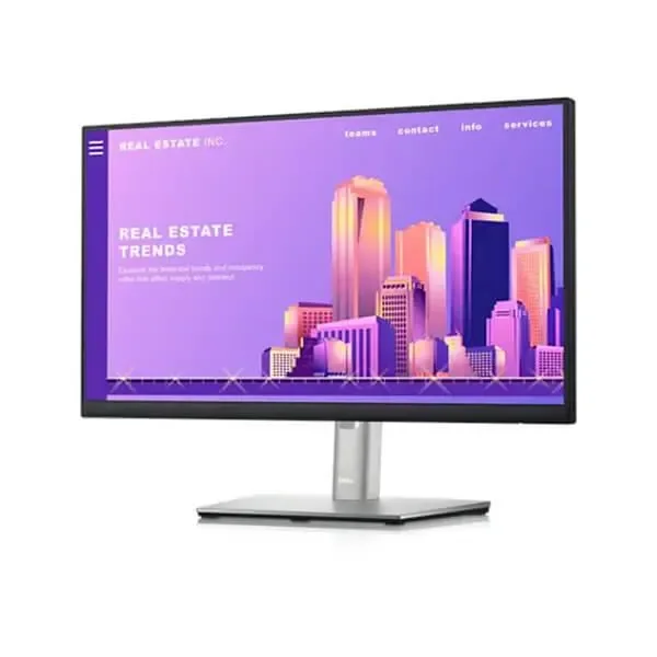 Dell E2423H 23.8″ FHD Monitor, Black Color, Connectivity : 1 VGA, 1 DisplayPort 1.2 – E2423H